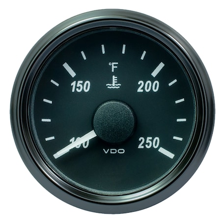 Vdo VDO SingleViu 52mm (2-1/16") Water Temp. Gauge - 250&deg; F - 291-22 O A2C3833350030